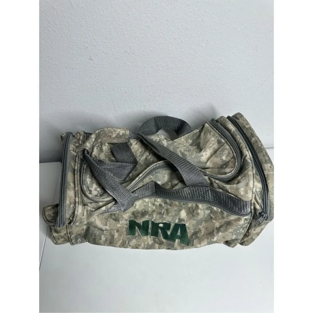 NRA Digital Camo Duffel Bag No shoulder strap